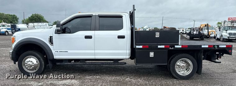 image for item EG5853 2018 Ford F550 Crew Cab flatbed truck
