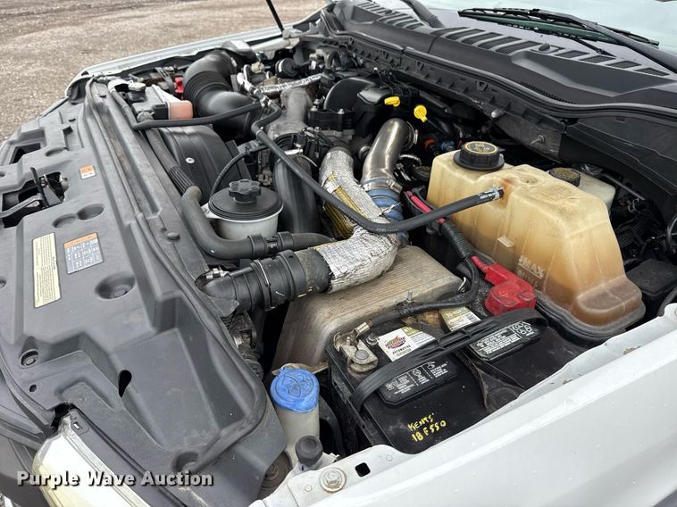 image for item EG5853 2018 Ford F550 Crew Cab flatbed truck