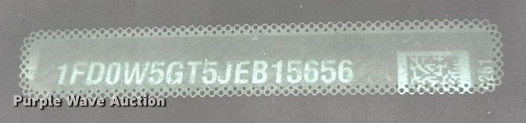 image for item EG5853 2018 Ford F550 Crew Cab flatbed truck