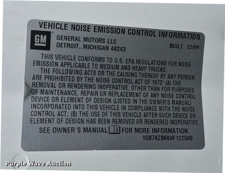 image for item EG5900 2010 Chevrolet Silverado 3500HD Crew Cab flatbed pickup truck