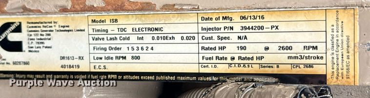 image for item EG5922 2000 Freightliner FL60 utility / service truck