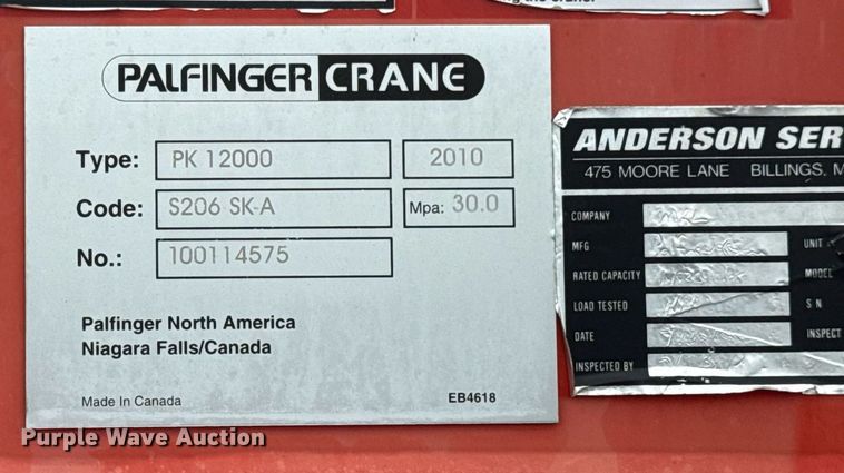 image for item EG5923 2009 International 7500 crane truck