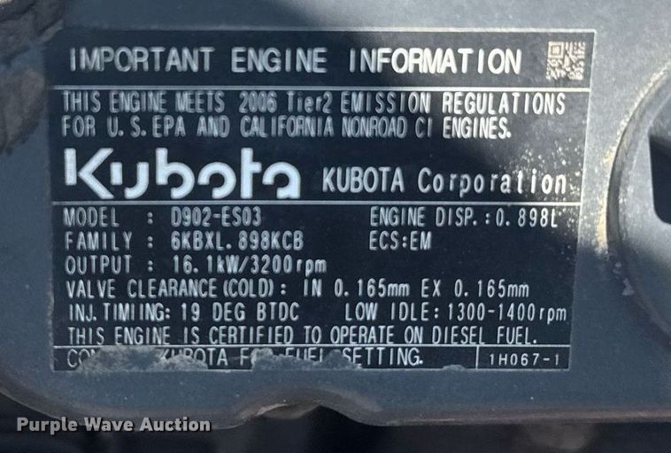 image for item EG6582 Kubota RTV 900 utility vehicle