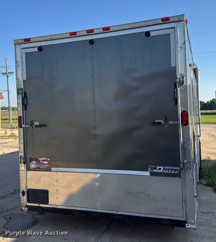 image for item EG6588 2015 Freedom Trailers toy hauler camper