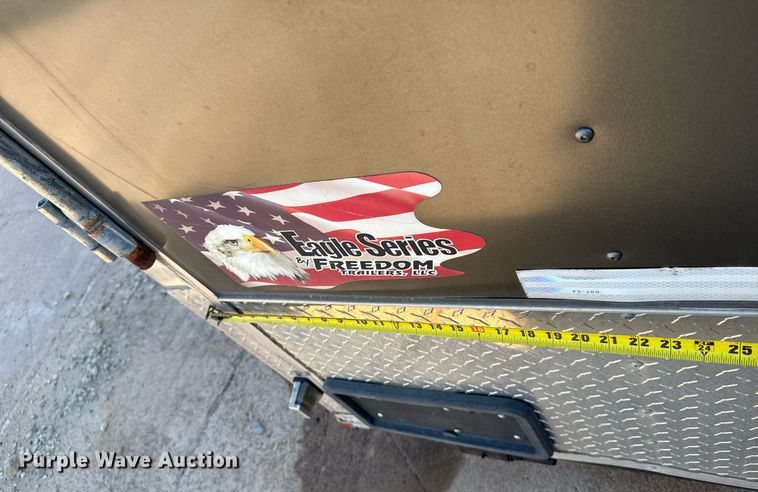 image for item EG6588 2015 Freedom Trailers toy hauler camper