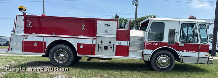 image for item EG8084 1986 Federal Motors Inc pumper fire truck