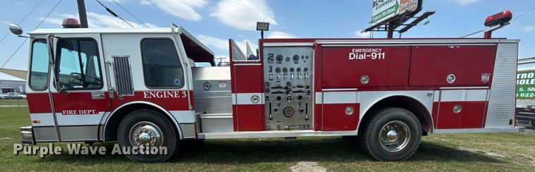 image for item EG8084 1986 Federal Motors Inc pumper fire truck