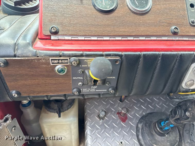 image for item EG8084 1986 Federal Motors Inc pumper fire truck