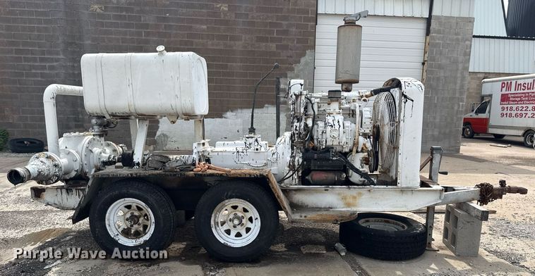 image for item EG8099 Shop built pump trailer 