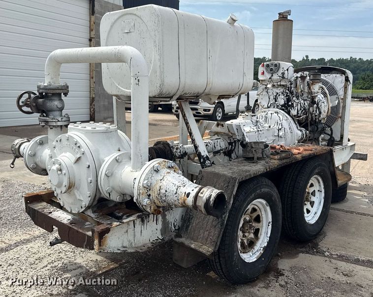 image for item EG8099 Shop built pump trailer 