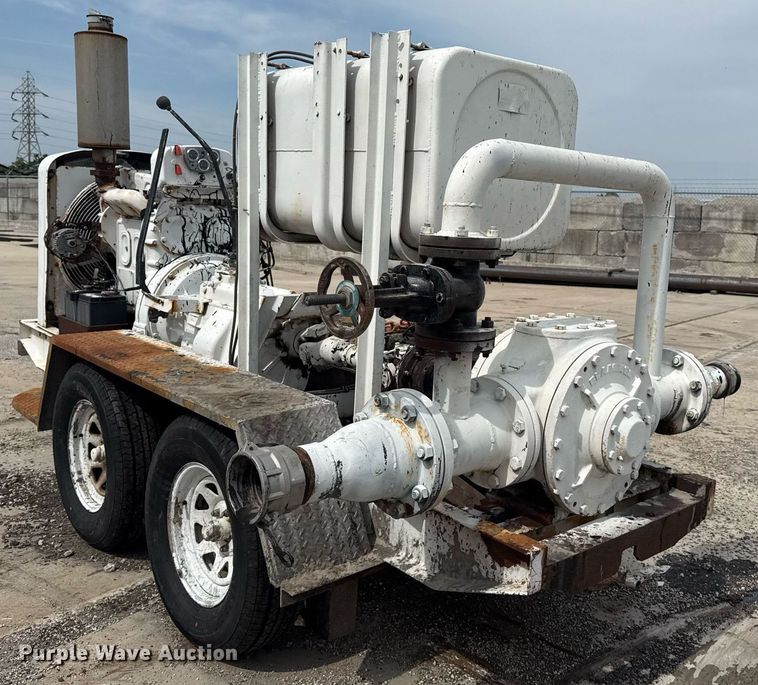 image for item EG8099 Shop built pump trailer 