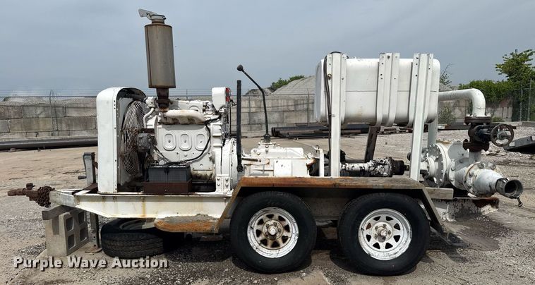 image for item EG8099 Shop built pump trailer 