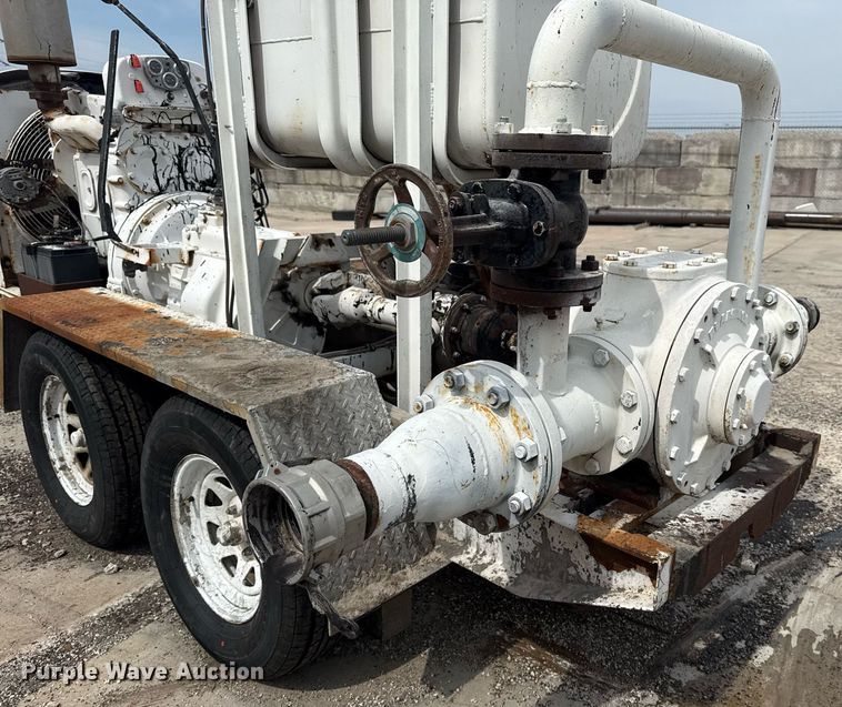 image for item EG8099 Shop built pump trailer 