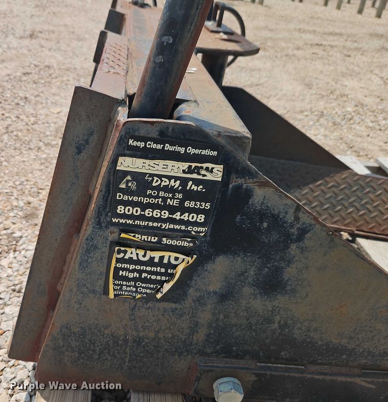 image for item EJ0079 DPM skid steer nursery jaws