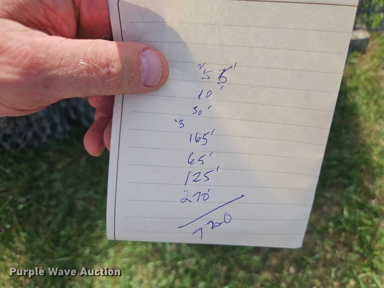 image for item EJ0148 Approximately 720' chain link fence