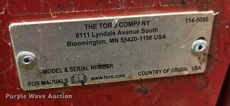 image for item EJ0152 Toro TRX 26 trencher