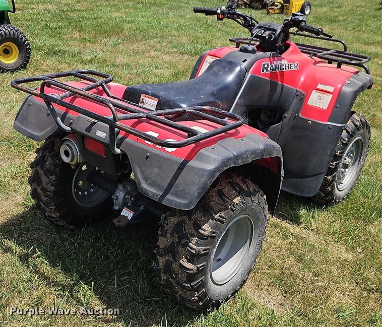 image for item EJ0156 2003 Honda Rancher TRX350 ATV