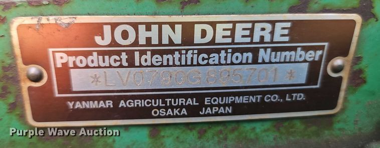 image for item EJ0158 John Deere 790 MFWD tractor