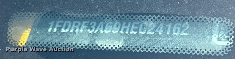 image for item EJ4549 2017 Ford F350 Super Duty utility bed pickup truck