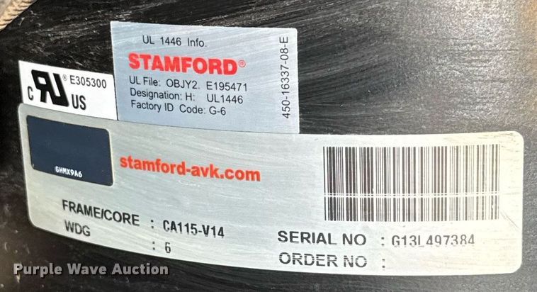 image for item EJ4751 2014 Cummins GG02-1406435 generator