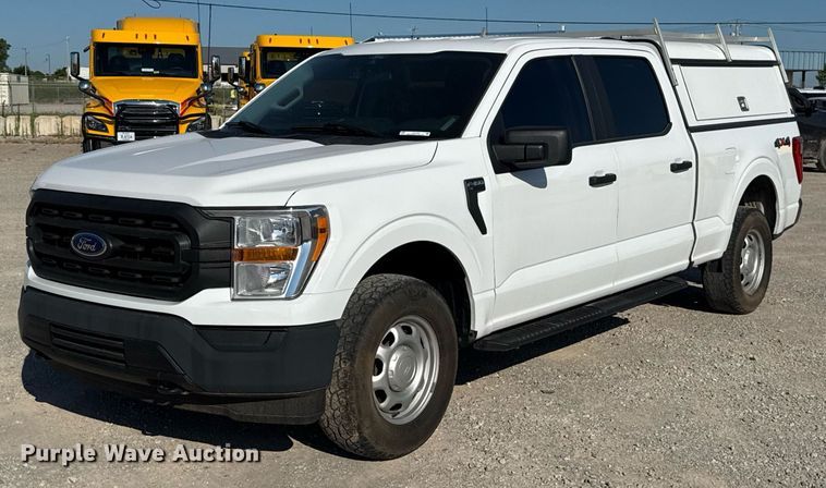 image for item EJ4768 2021 Ford F150 SuperCrew pickup truck