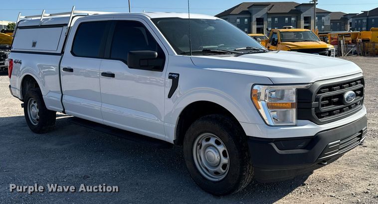 image for item EJ4768 2021 Ford F150 SuperCrew pickup truck