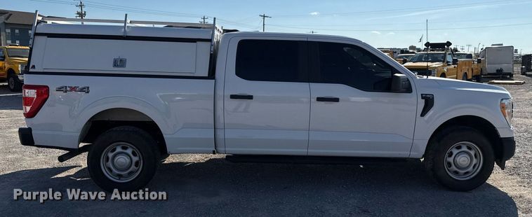 image for item EJ4768 2021 Ford F150 SuperCrew pickup truck