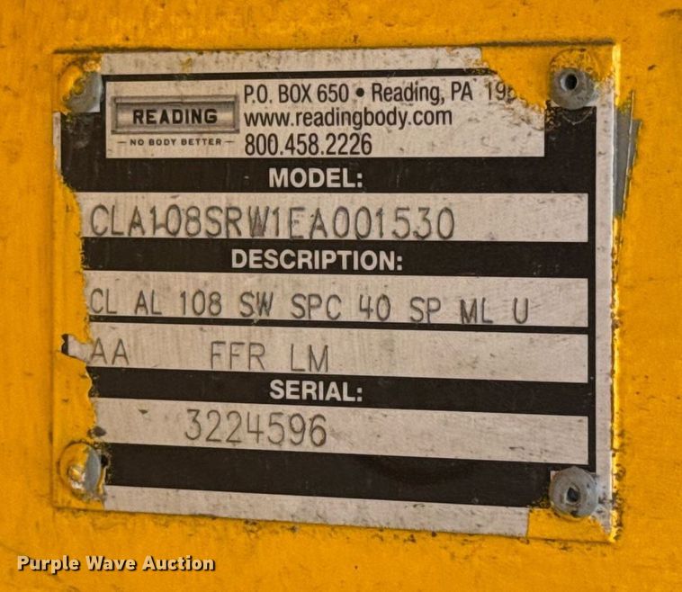 image for item EJ4771 2019 Ford F350 Super Duty utility bed pickup truck