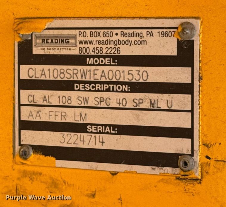 image for item EJ4774 2019 Ford F350 Super Duty utility bed pickup truck