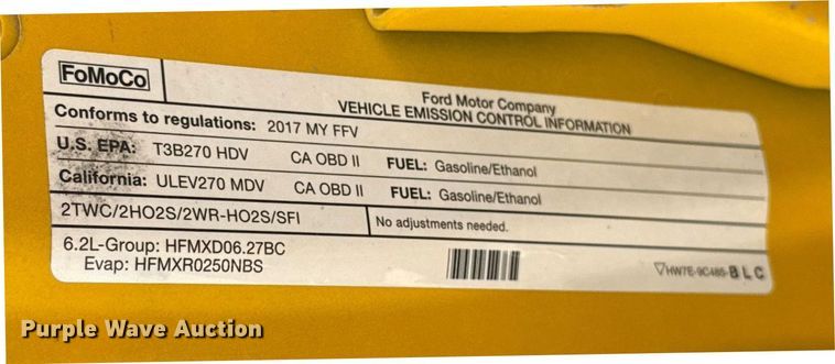 image for item EJ4775 2017 Ford F350 Super Duty utility bed pickup truck