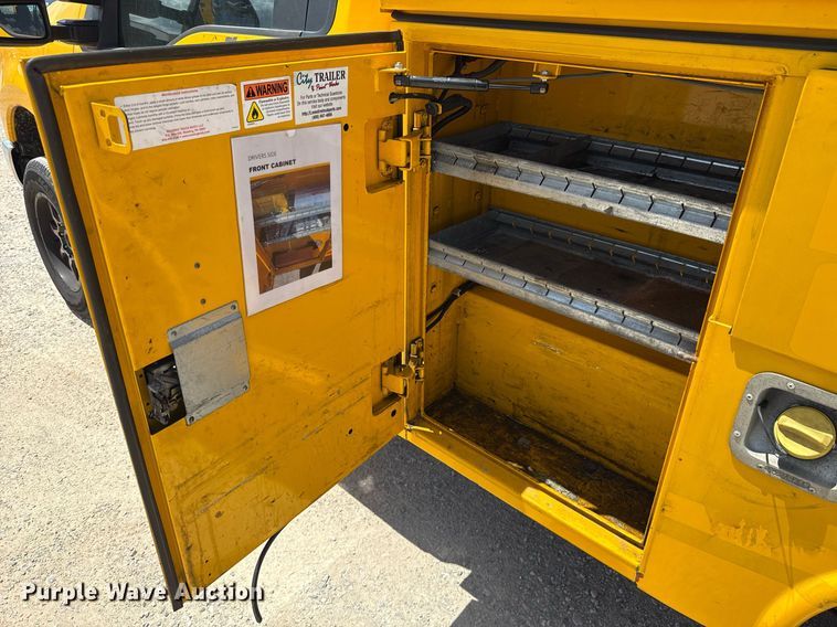 image for item EJ4788 2017 Ford F350 Super Duty XL utility bed pickup truck