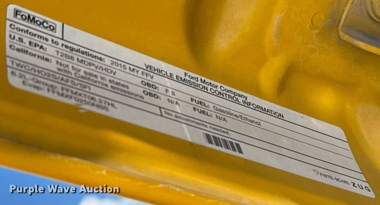 image for item EJ4795 2015 Ford F350 Super Duty  utility bed pickup truck