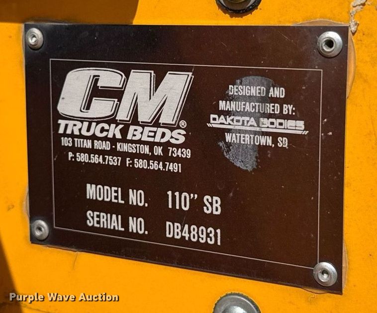 image for item EJ4796 2020 Ford F350 Super Duty XL utility bed pickup truck