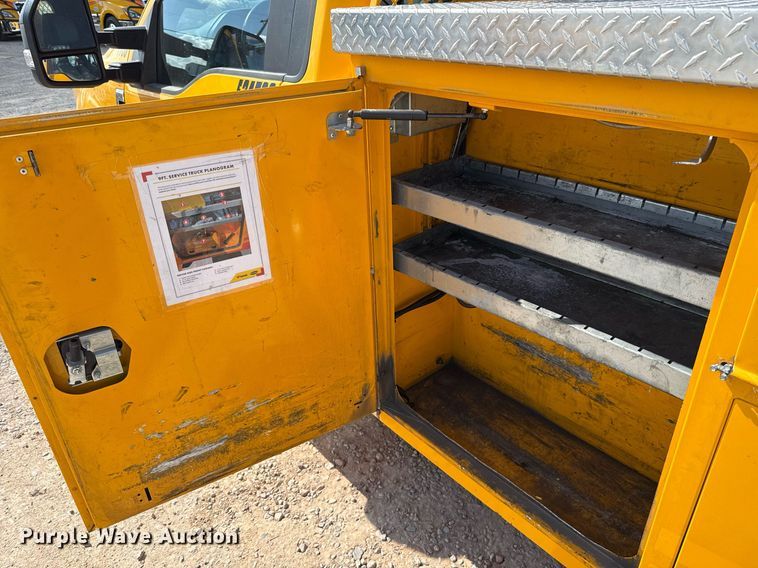 image for item EJ4796 2020 Ford F350 Super Duty XL utility bed pickup truck