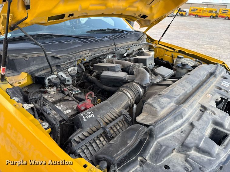 image for item EJ4796 2020 Ford F350 Super Duty XL utility bed pickup truck