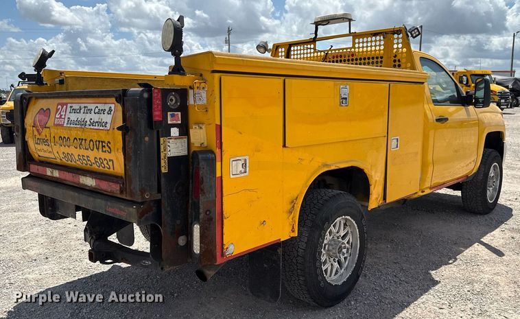 image for item EJ4799 2016 Chevrolet Silverado 3500HD utility bed pickup truck