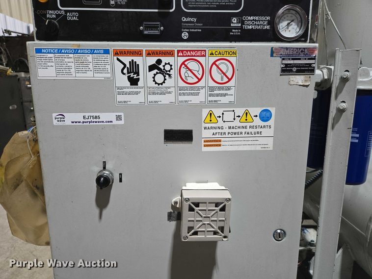 image for item EJ7585 Quincy  QSI-1000 air compressor