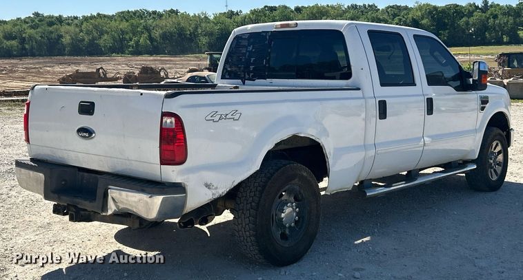 image for item EK8093 2008 Ford F250 Super Duty Lariat Crew Cab pickup truck
