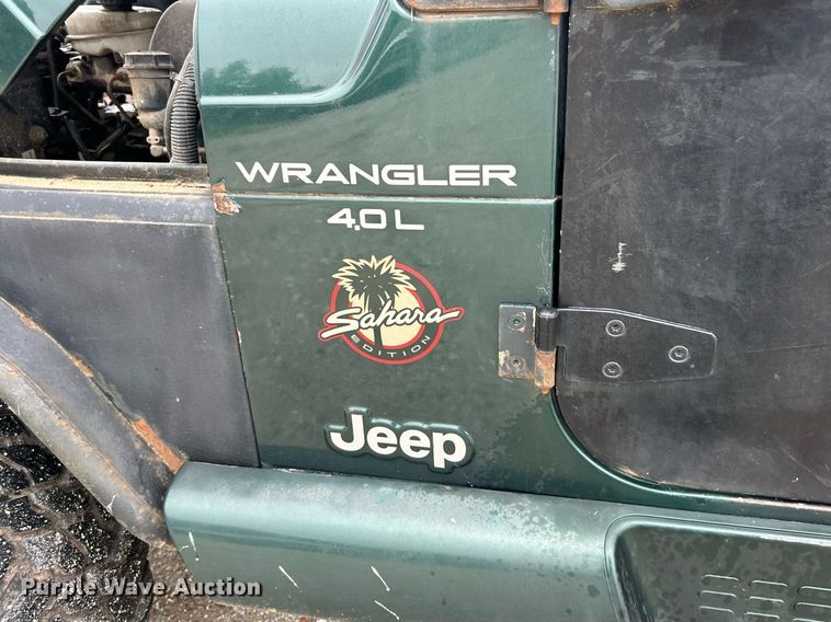 image for item EK8193 2000 Jeep Wrangler Sahara SUV