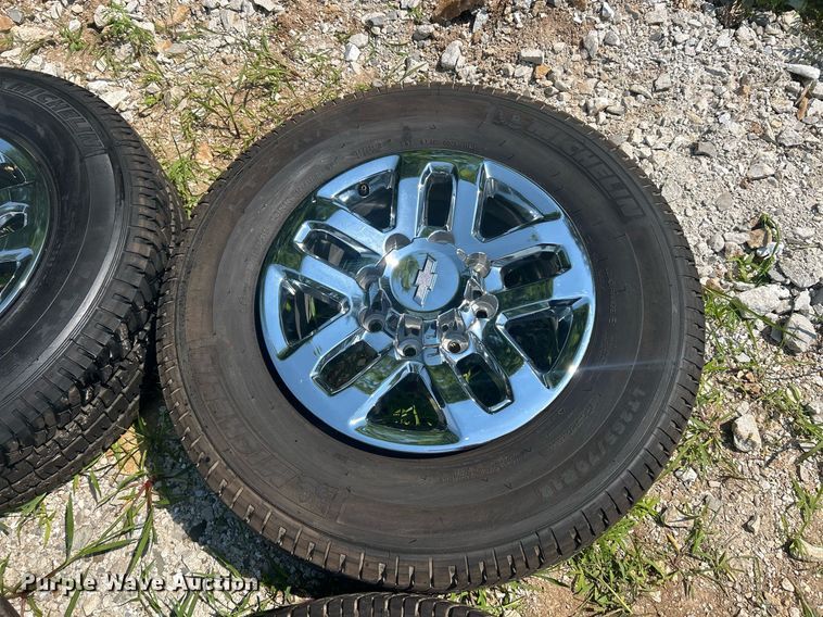 image for item EK8213 (4) 265/70/18 Michelin LTxA/TA tires and wheels