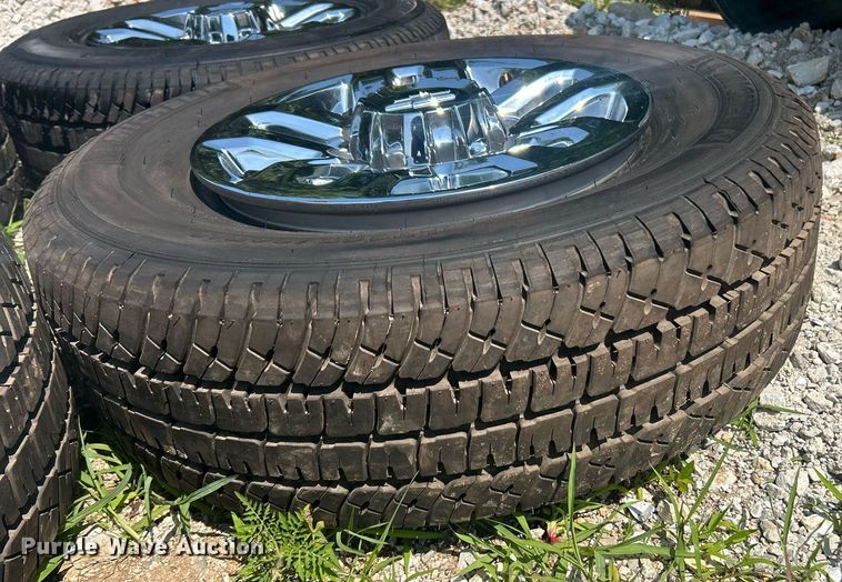 image for item EK8213 (4) 265/70/18 Michelin LTxA/TA tires and wheels