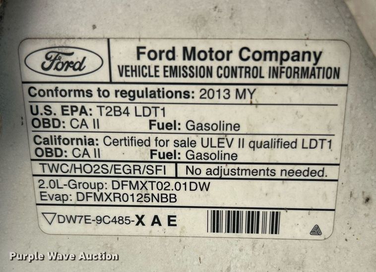 image for item EK8228 2013 Ford Transit Connect van