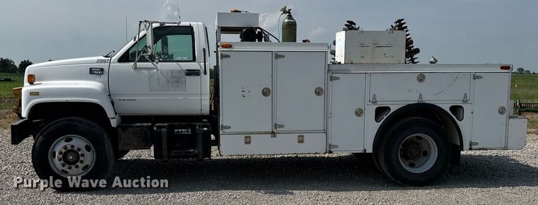 image for item EM2046 1998 GMC C7500 utility / service truck
