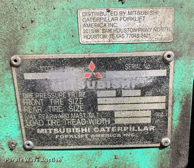 image for item EM2058 Mitsubishi FG30 forklift