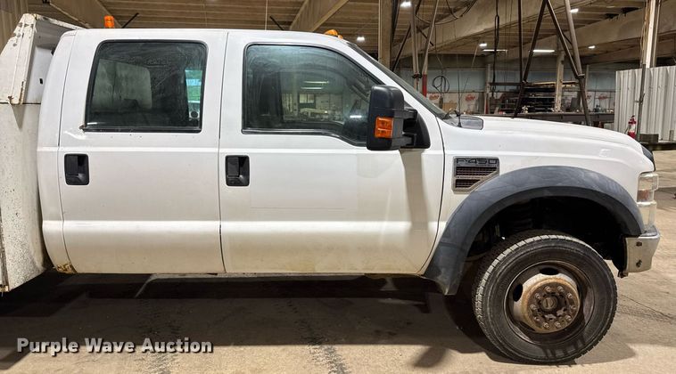 image for item EM2059 2008 Ford F450 super Duty XL Crew Cab utility / service truck