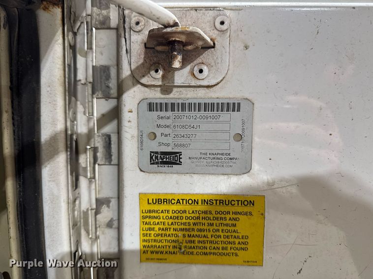 image for item EM2059 2008 Ford F450 super Duty XL Crew Cab utility / service truck