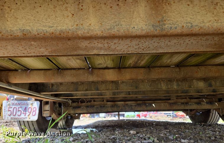 image for item EM7433 2008 Doolittle gooseneck tilt deck equipment trailer