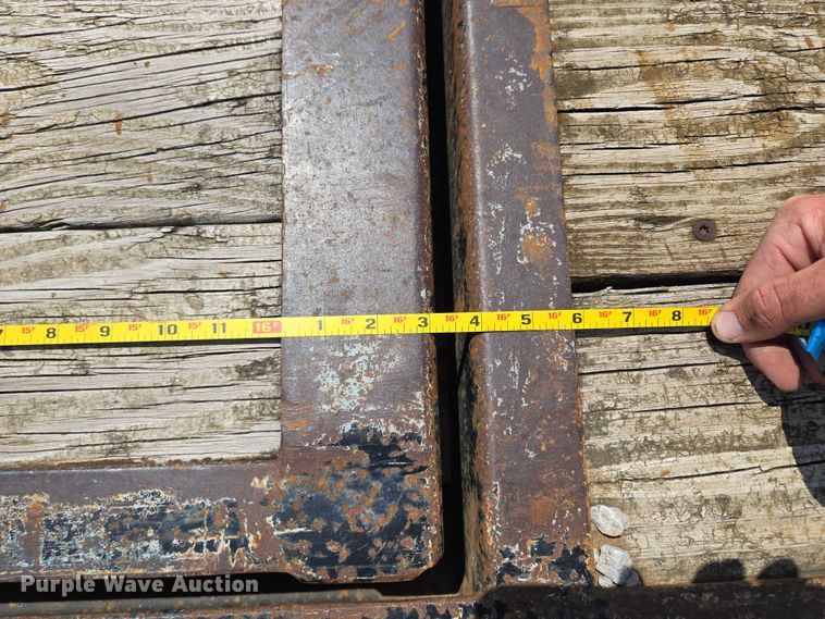 image for item EM7433 2008 Doolittle gooseneck tilt deck equipment trailer