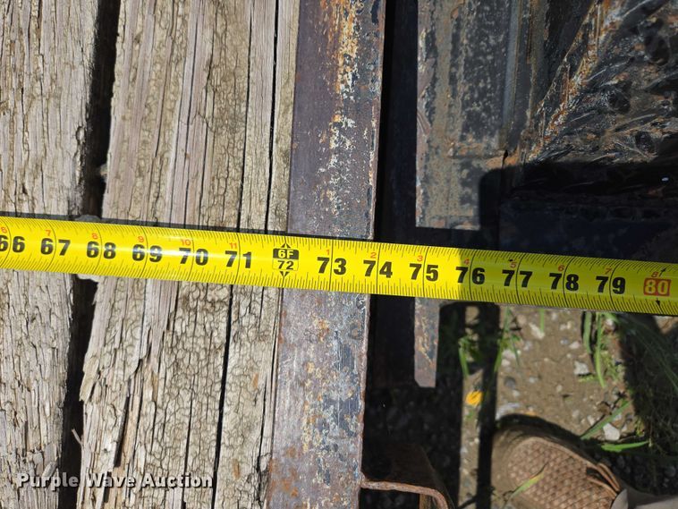 image for item EM7433 2008 Doolittle gooseneck tilt deck equipment trailer