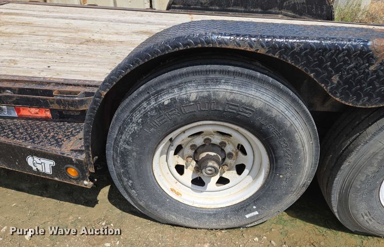 image for item EM7433 2008 Doolittle gooseneck tilt deck equipment trailer